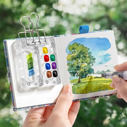 POCKETAQUA – Mini Aquarell Skizzenbuch