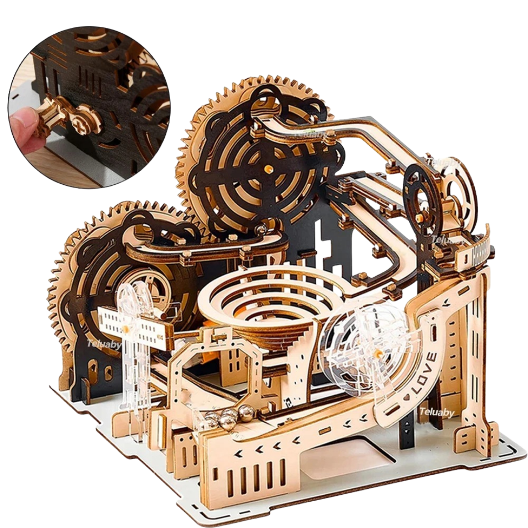MARBLIX – 3D Kugelbahn Holzpuzzle