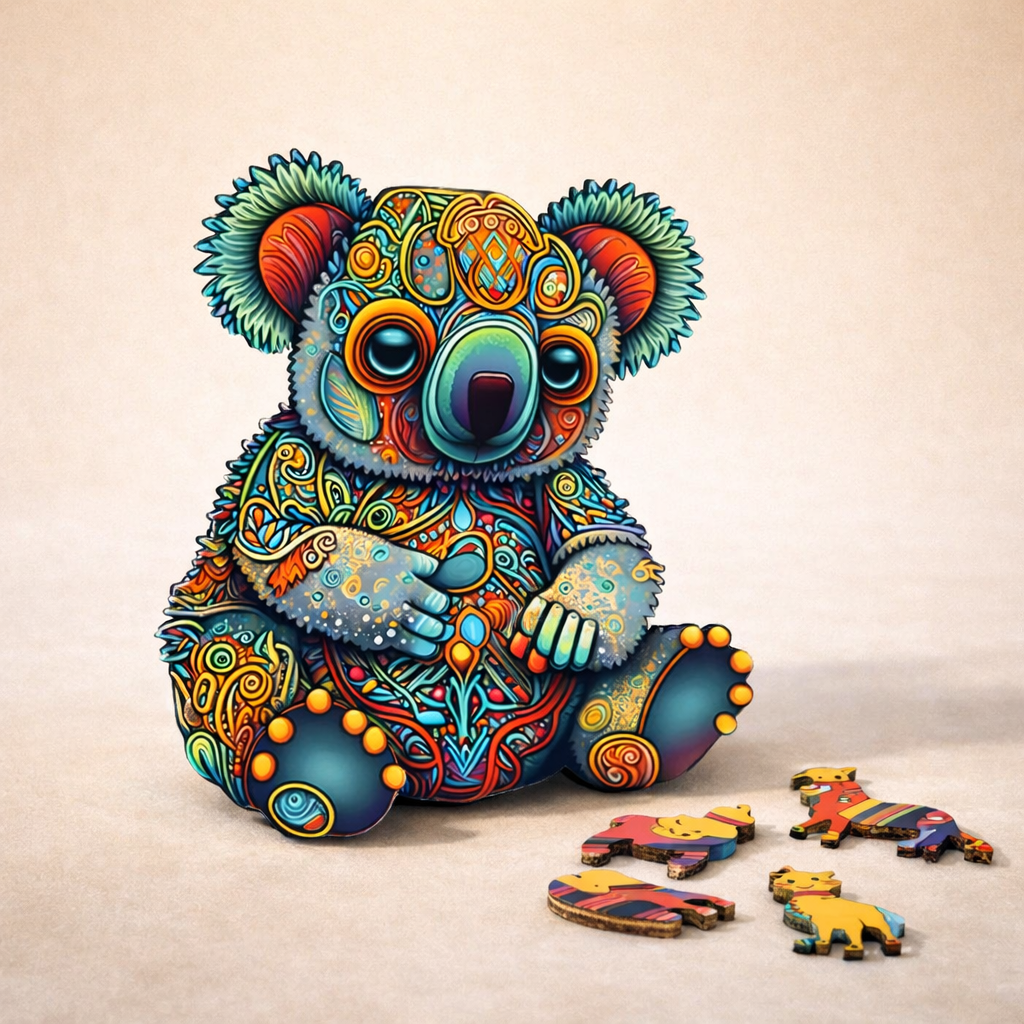 ANIMORA – Holzpuzzle rund