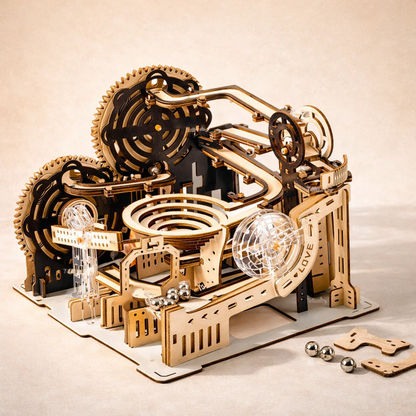 MARBLIX – 3D Kugelbahn Holzpuzzle